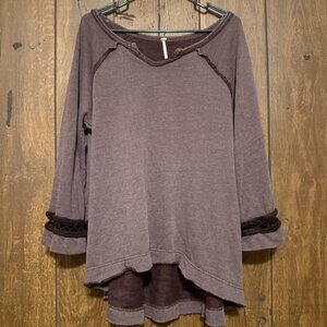 Free People Flowy Sweatshirt size M